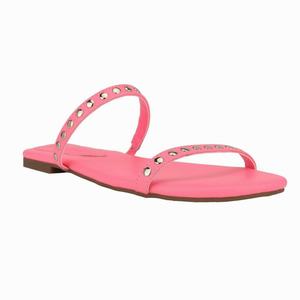 Nine West Brandie Flat Slides - Pink - Ireland (BJ5816240)